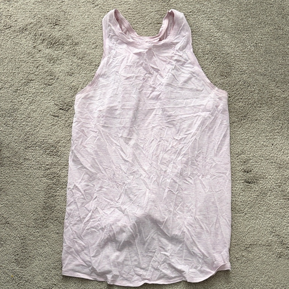 Lululemon Athletica Light Pink Tank Top
